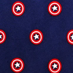 Marvel Father and Son Captain America Zipper Necktie Gift Set