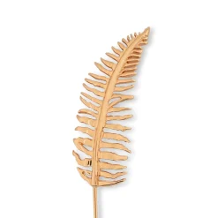 Tateossian Fern Lapel Pin In Rose Gold Plating