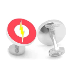 DC Comics Flash Logo Cufflinks