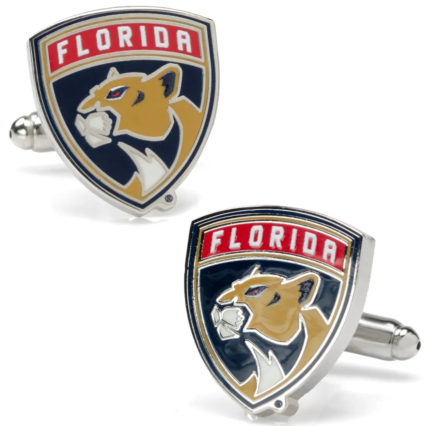 NHL Florida Panthers Shield Cufflinks