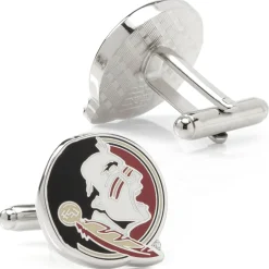 NCAA Florida State Seminole Head Cufflinks
