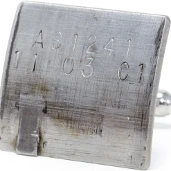 Steven Shaver Design GM Silver Car Bearing Cufflinks