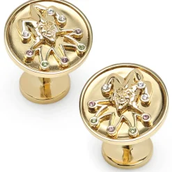 DC Comics Gold Joker Cufflinks