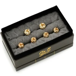 Ox and Bull Trading Co. Gold Knot Stud Set
