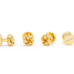 Ox and Bull Trading Co. Gold Knot Stud Set