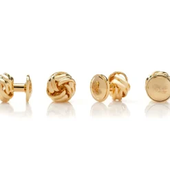 Ox and Bull Trading Co. Gold Knot Studs