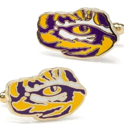 NCAA Gold LSU Tigers Cufflinks