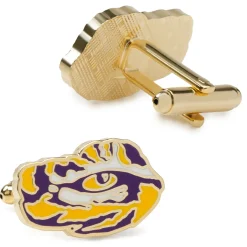 NCAA Gold LSU Tigers Cufflinks