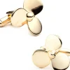 JJ Weston Gold Plated Boat Propeller Cufflinks