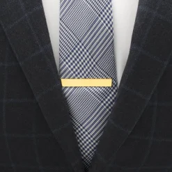 Ox and Bull Trading Co. Gold Plated Stainless Steel Engravable Tie Bar