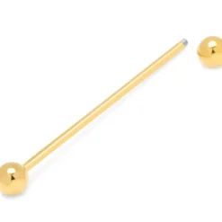 Ox and Bull Trading Co. Gold Round Eyelet Collar Bar