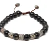 Armenta Golden Obsidian Beaded Pull Bracelet