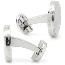 Ox and Bull Trading Co. Golf Fore Silver Cufflinks