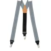 Ox and Bull Trading Co. Gray Clip Suspenders