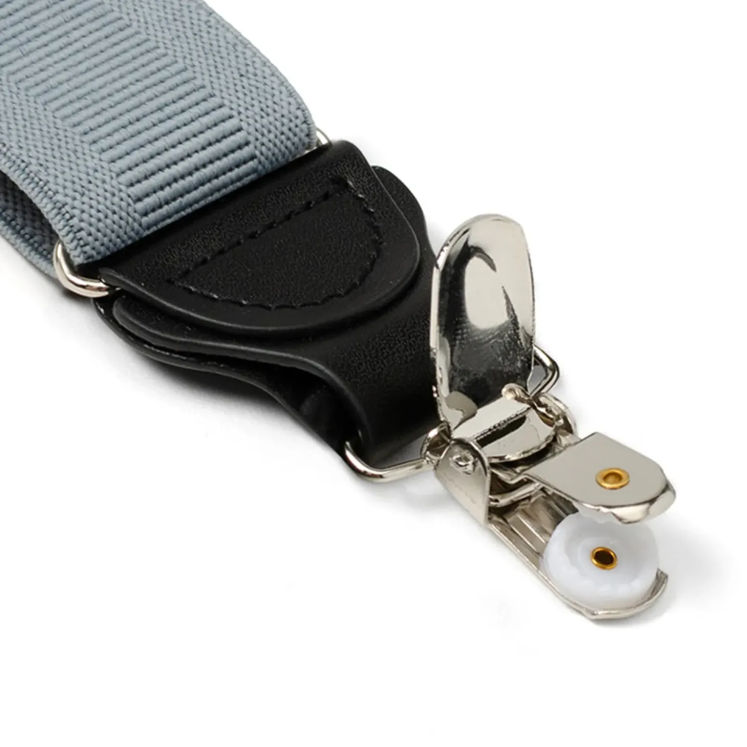 Ox and Bull Trading Co. Gray Clip Suspenders