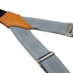 Ox and Bull Trading Co. Gray Clip Suspenders