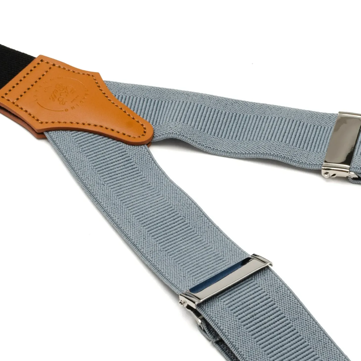 Ox and Bull Trading Co. Gray Clip Suspenders