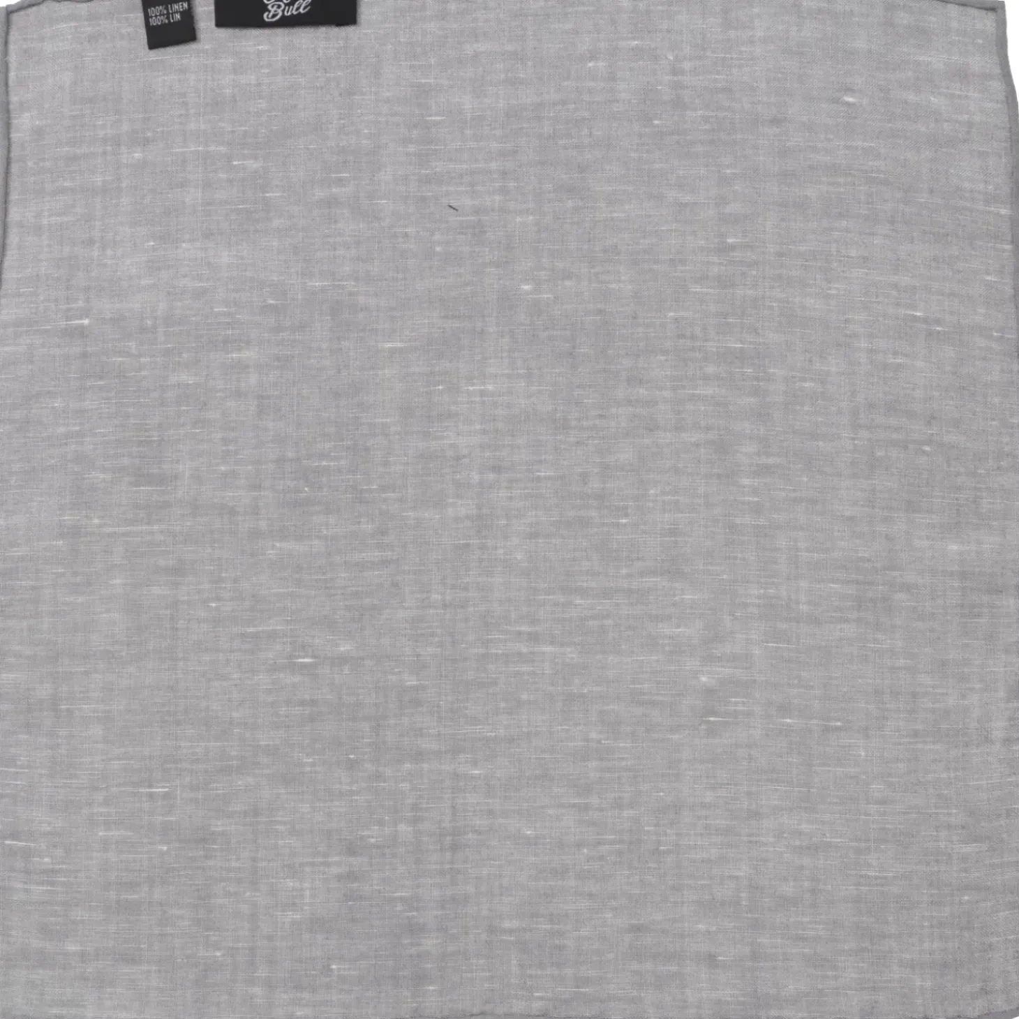 Ox and Bull Trading Co. Gray Linen Pocket Square
