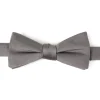 Ox and Bull Trading Co. Gray Silk Bow Pre-Tie