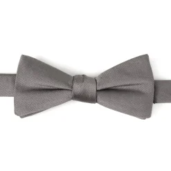 Ox and Bull Trading Co. Gray Silk Bow Pre-Tie