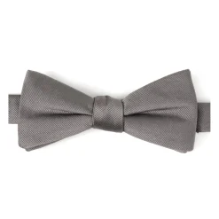 Ox and Bull Trading Co. Gray Silk Bow Pre-Tie