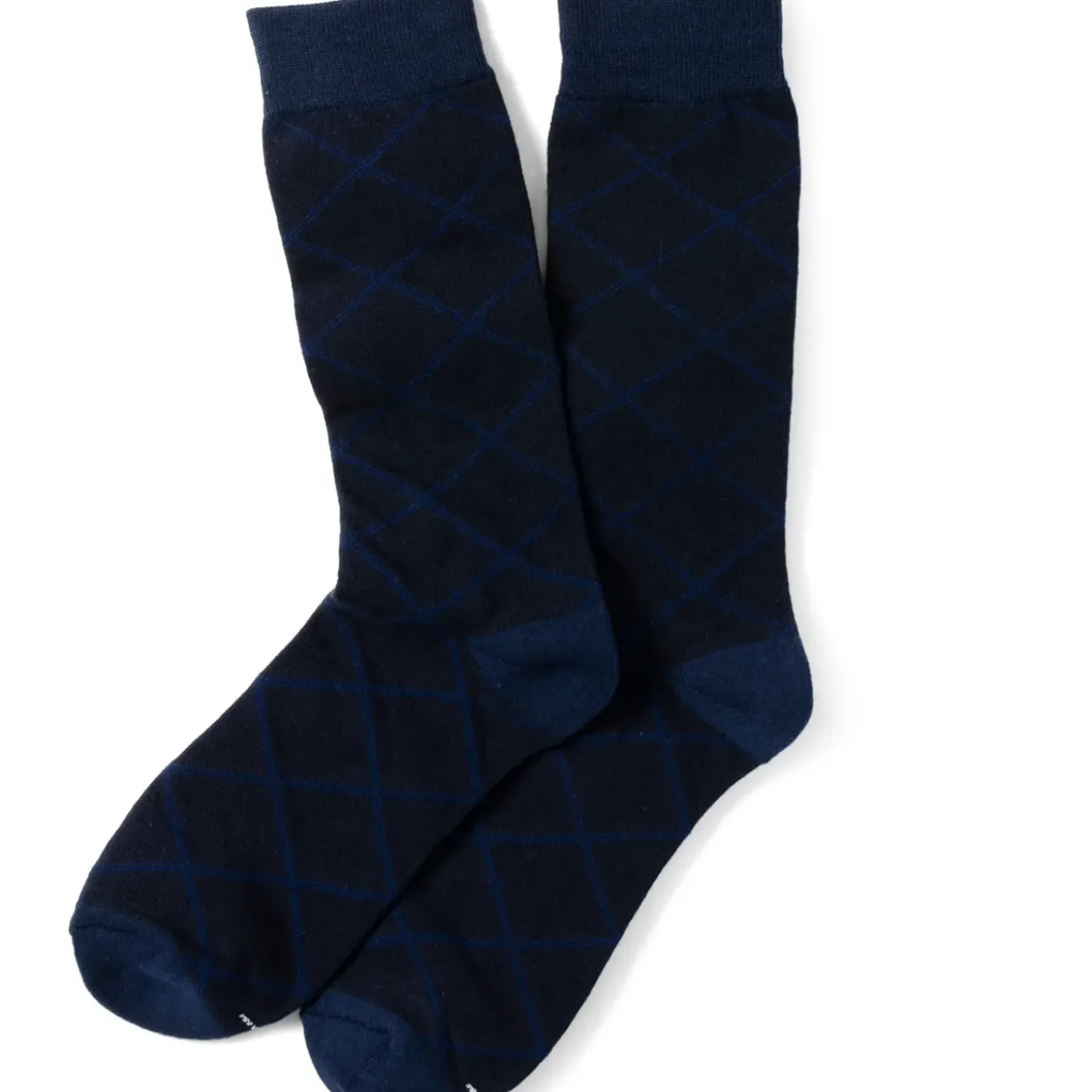 Ox and Bull Trading Co. Grid Navy Men's Socks