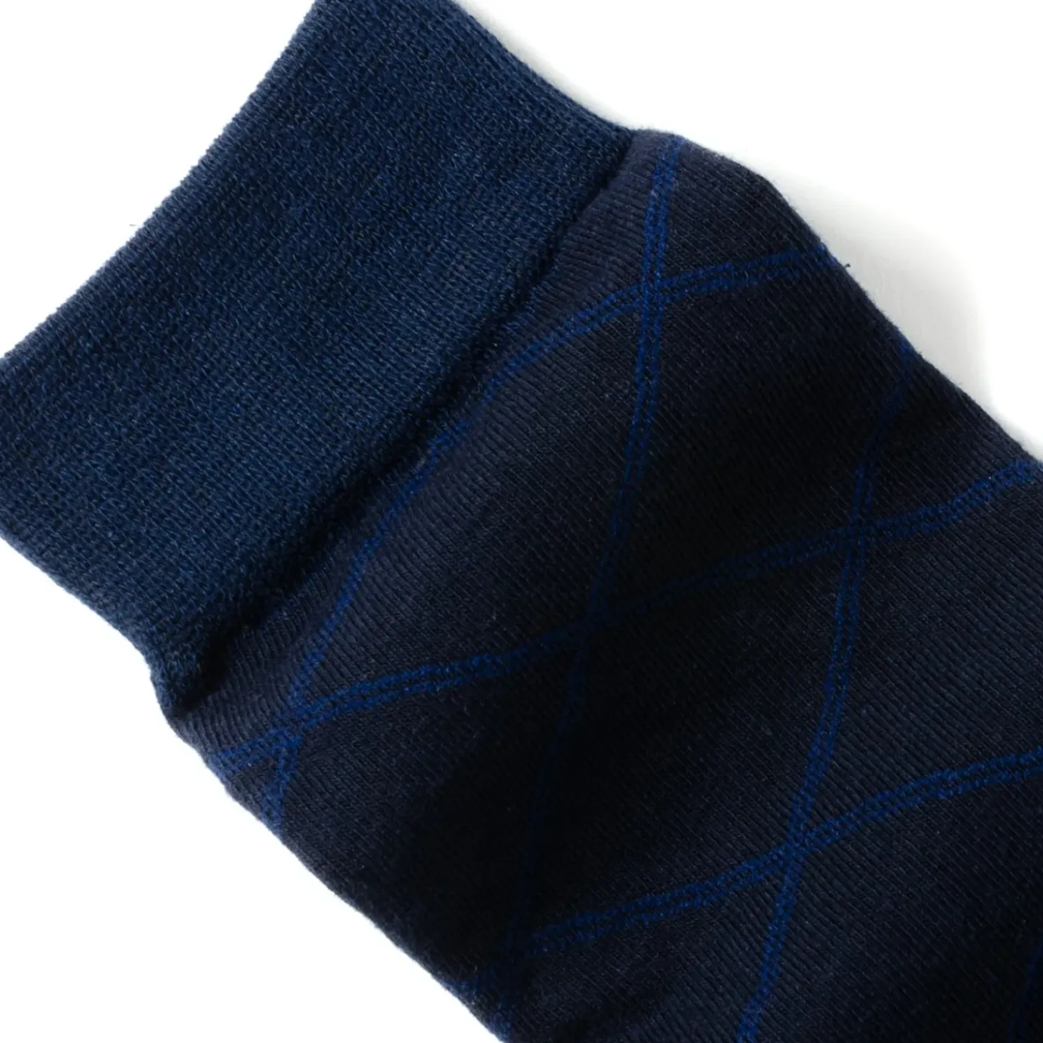Ox and Bull Trading Co. Grid Navy Men's Socks