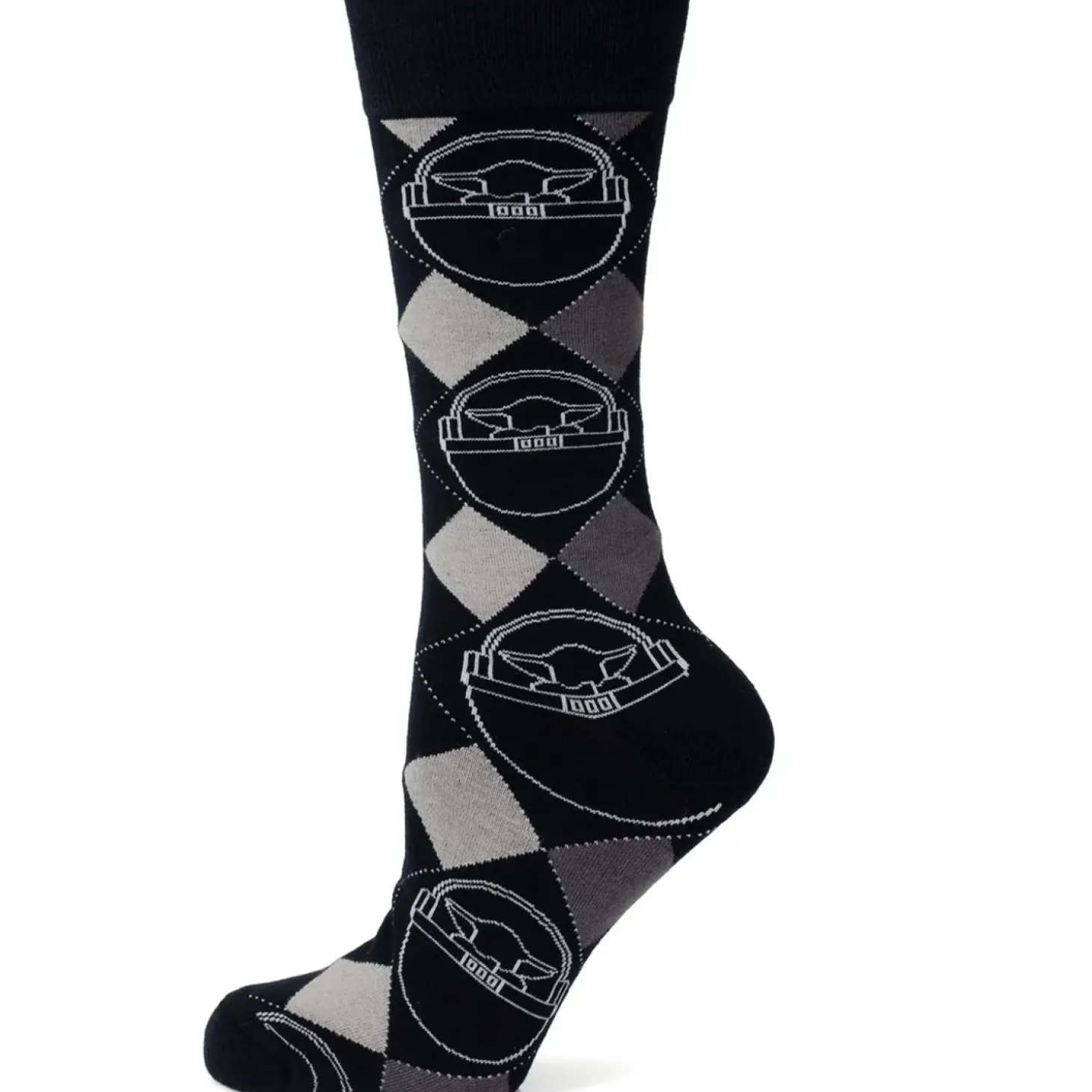 Star Wars Grogu Argyle Charcoal Gift Set