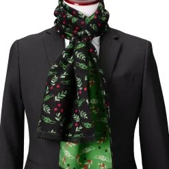 Star Wars Grogu Holiday Black Scarf