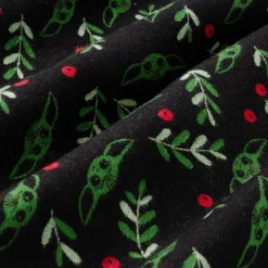 Star Wars Grogu Holiday Black Scarf