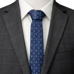 Star Wars Grogu Navy Blue Men's Tie