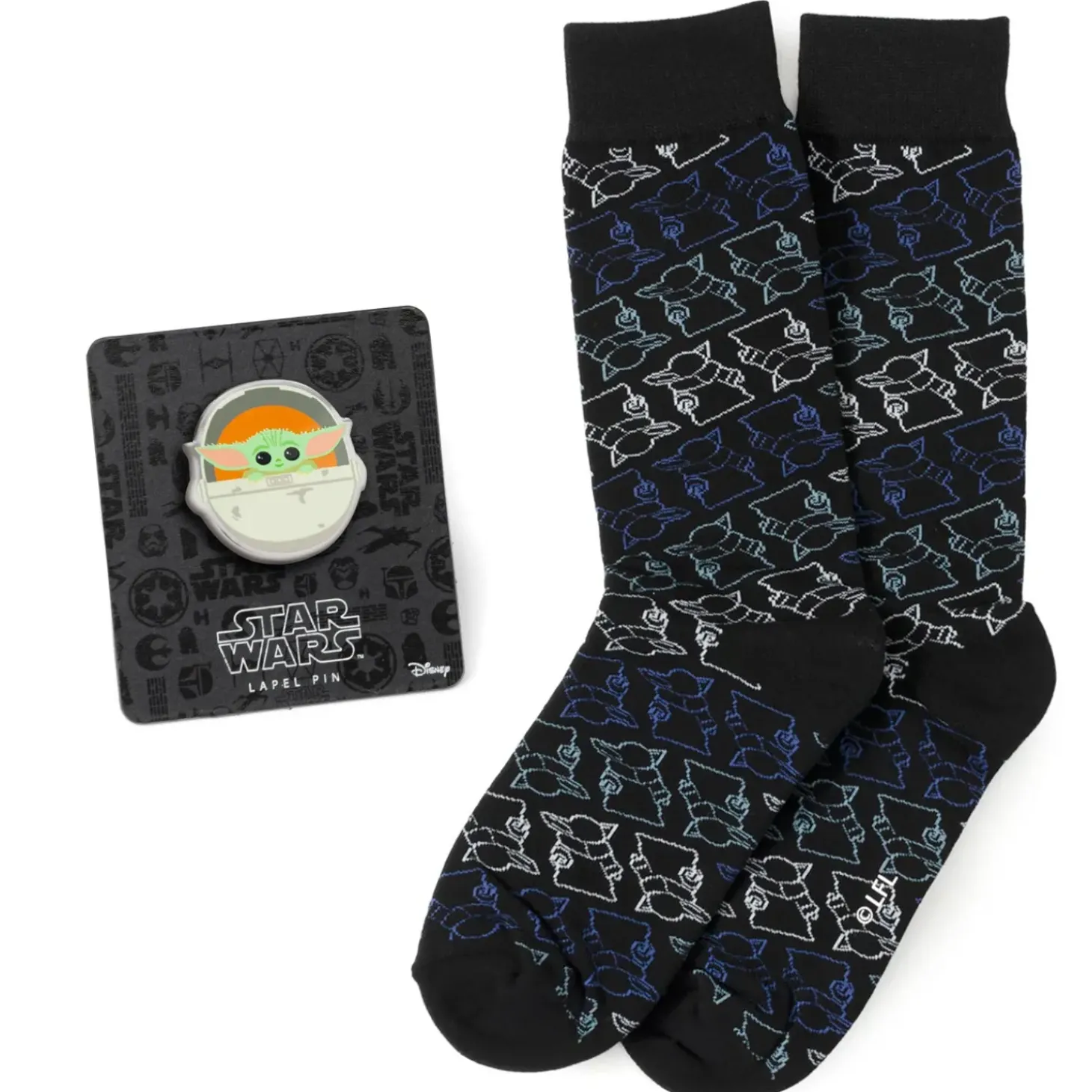 Star Wars Grogu Outline Black Gift Set