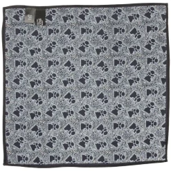 Star Wars Grogu Outline Navy Blue Pocket Square