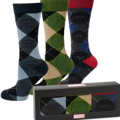 Marvel Guardians of the Galaxy Argyle Sock 3 Pack