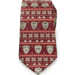Marvel Guardians of the Galaxy Fair Isle Red Men's Tie