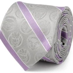 Marvel Guardians of the Galaxy Gray Stripe Tie