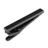 Ox and Bull Trading Co. Gunmetal and Onyx Inlaid Tie Clip