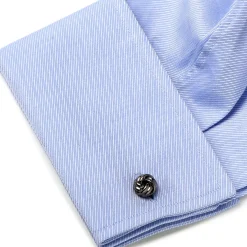 Ox and Bull Trading Co. Gunmetal Knot Cufflinks