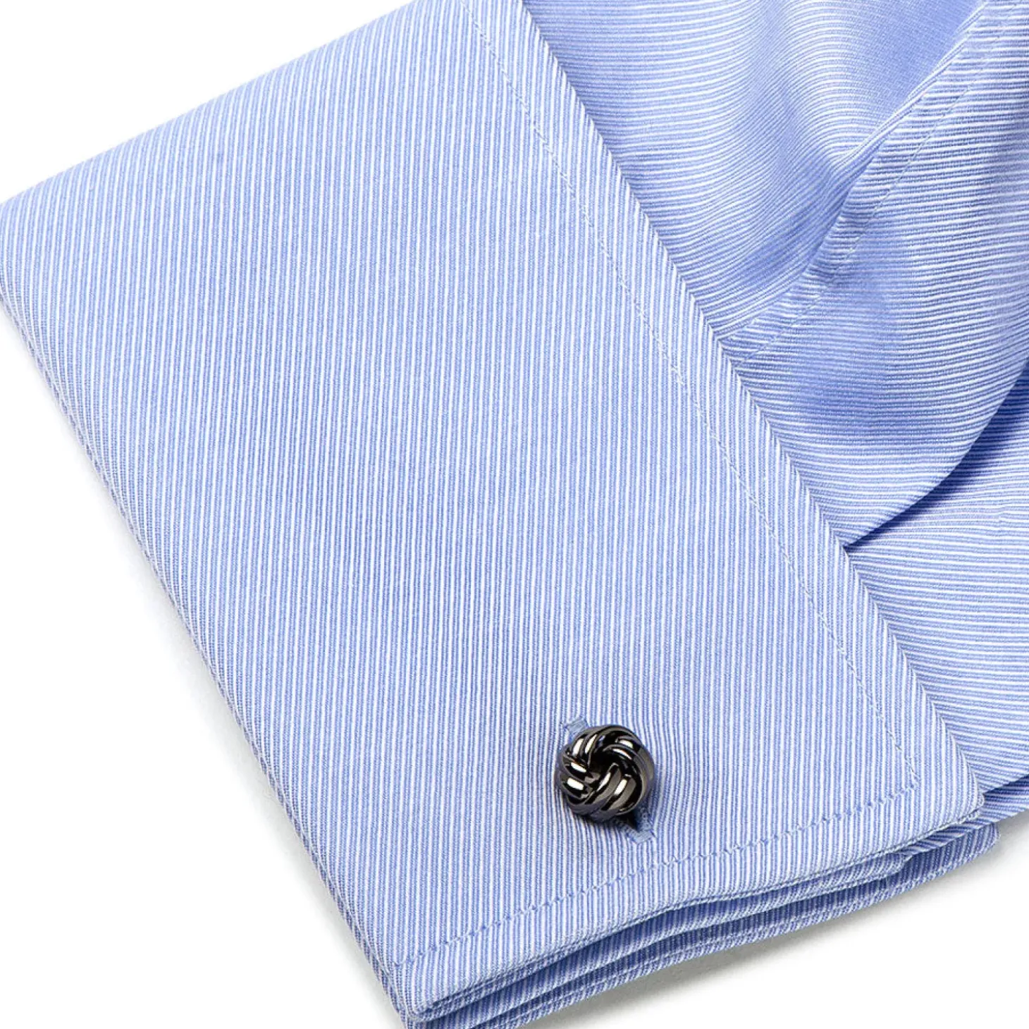 Ox and Bull Trading Co. Gunmetal Knot Cufflinks