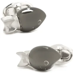 Jan Leslie Gunmetal Spinning Smiling Torpedo