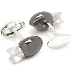 Jan Leslie Gunmetal Spinning Smiling Torpedo