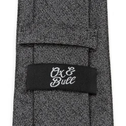 Ox and Bull Trading Co. Heathered Gray Wool Men's Tie