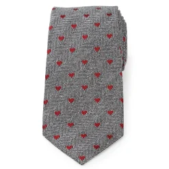Cufflinks, Inc. Herringbone Heart Men's Tie