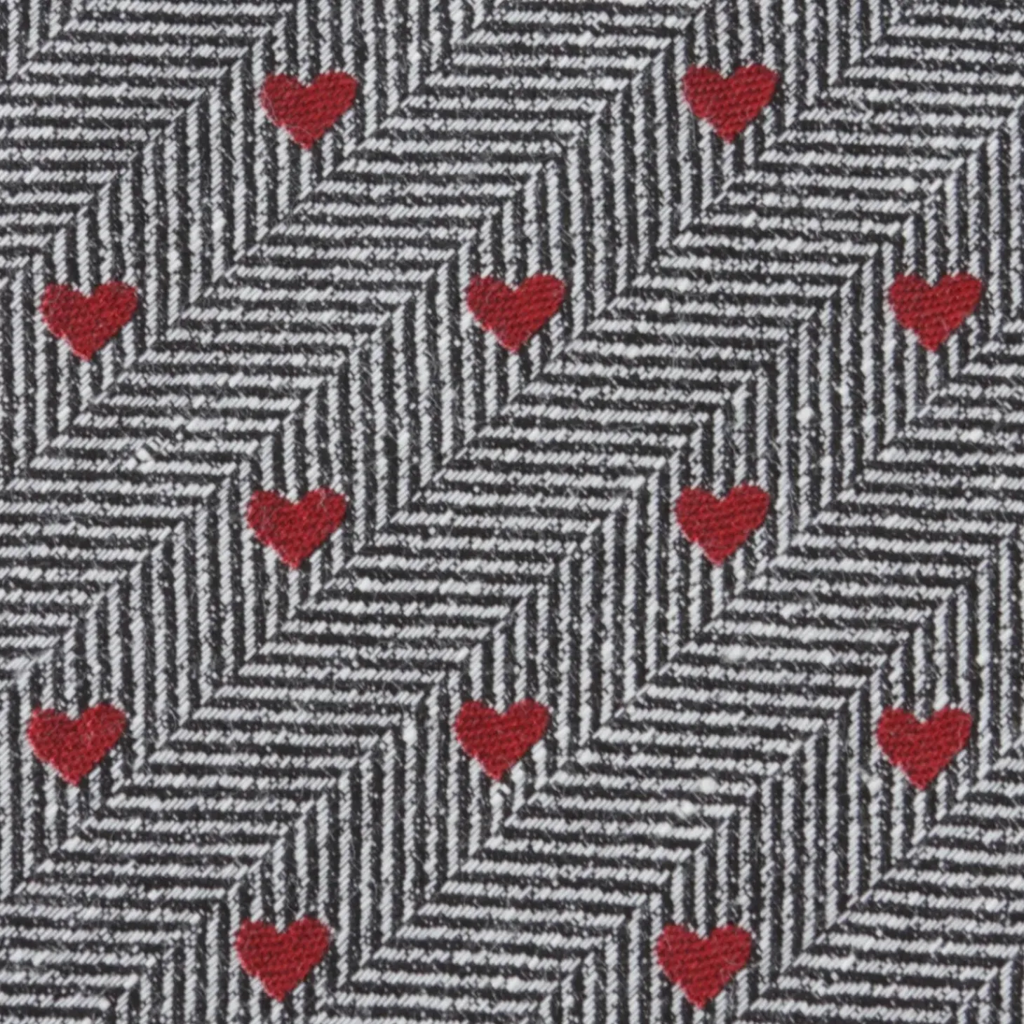 Cufflinks, Inc. Herringbone Heart Men's Tie