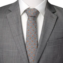 Cufflinks, Inc. Holiday Pumpkin Herringbone Tie