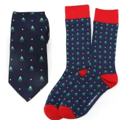 Cufflinks, Inc. Holiday Tree Tie and Sock Gift Set