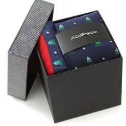 Cufflinks, Inc. Holiday Tree Tie and Sock Gift Set