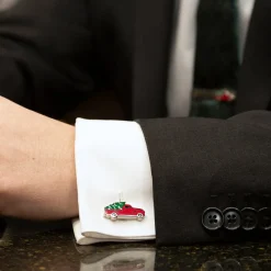 Cufflinks, Inc. Holiday Truck Cufflinks