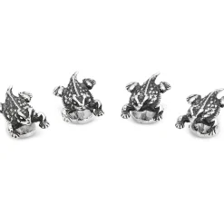 Max Lang Horny Toad Tuxedo Studs