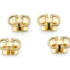 Ox and Bull Trading Co. Horse Bit Gold Stainless Steel Studs